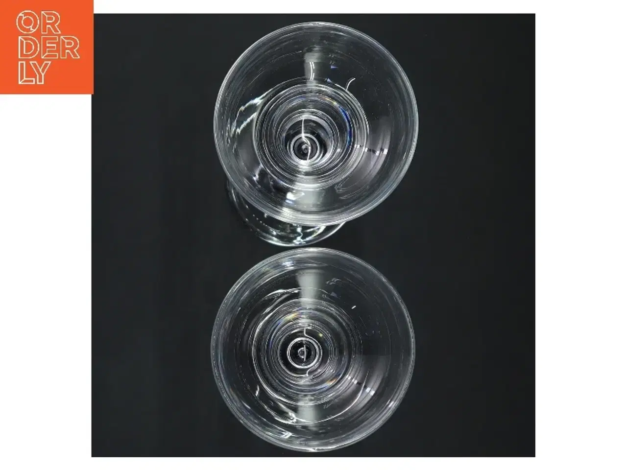 Billede 3 - To cocktailglas med lange stilke (str. 19 cm)
