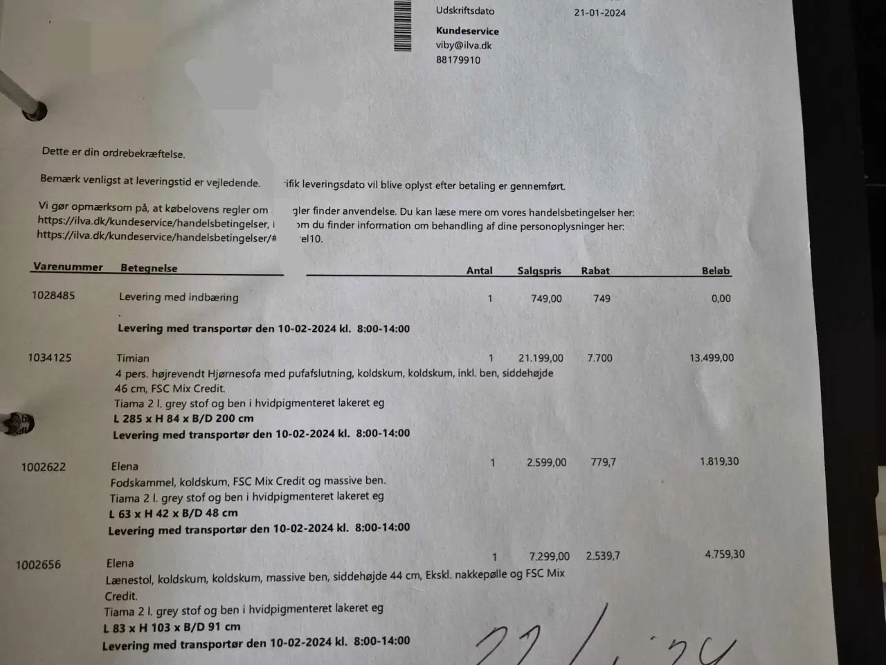 Billede 4 - Grå sofa med stol 