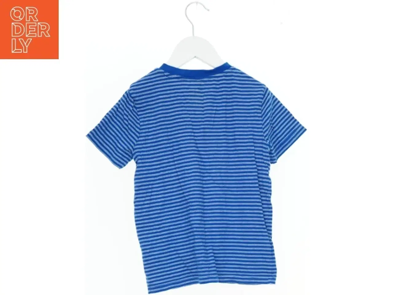 Billede 2 - Stribet T-shirt med knapper fra F&F (str. 116)