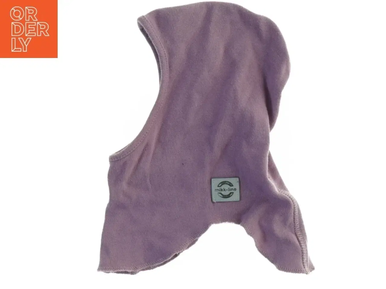 Billede 1 - Lilla mikrofiber elefanthue fra Mikk-line (str. 62 til 68)