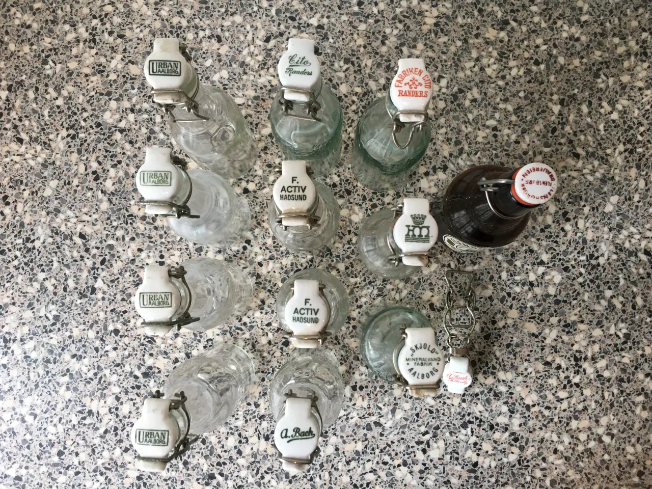 Billede 2 - Flasker med patentlåg 12 stk
