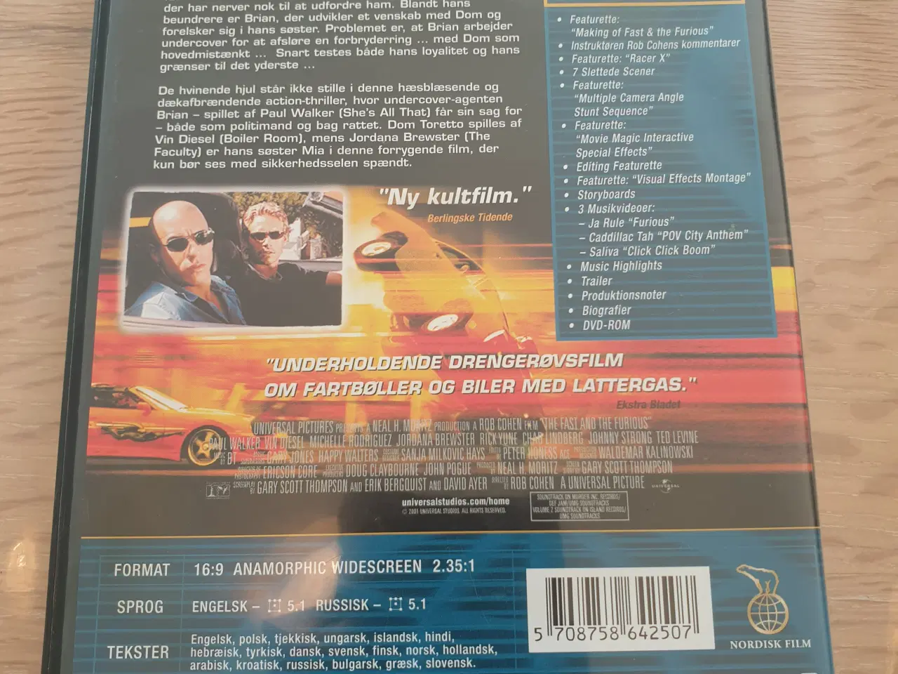 Billede 2 - The Fast And The Furious. Collectors Edition 