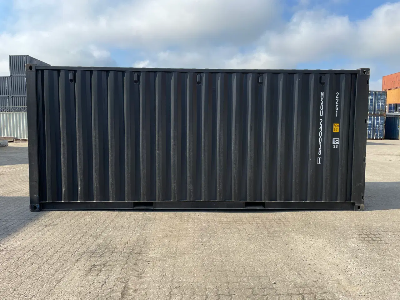 Billede 6 - NY SORT - 20 fods containere med eller uden isoler