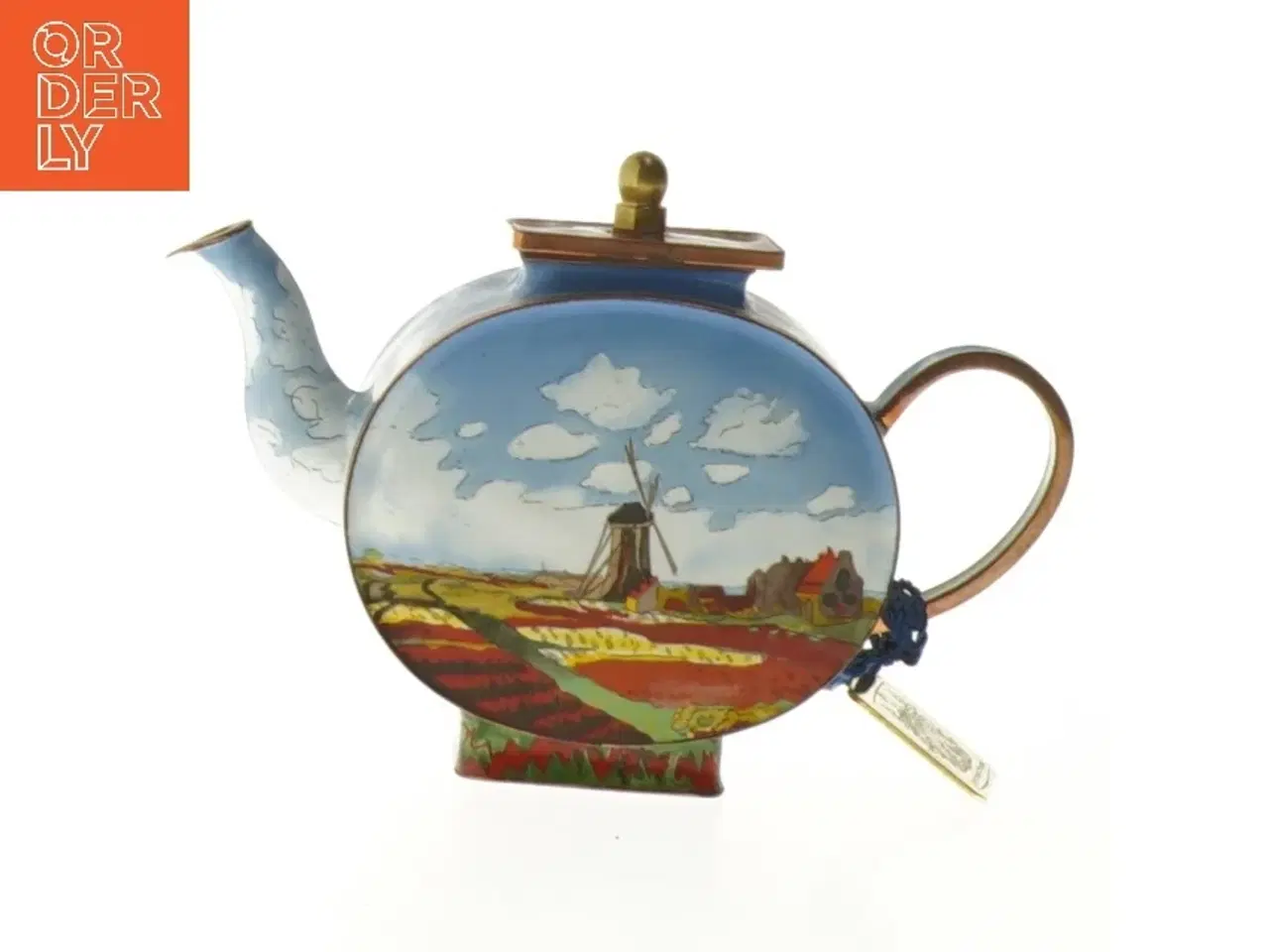 Billede 4 - Miniature krukke med landskabsmotiv fra Charlotte di Vita MBE Collections (str. 12x8 cm)