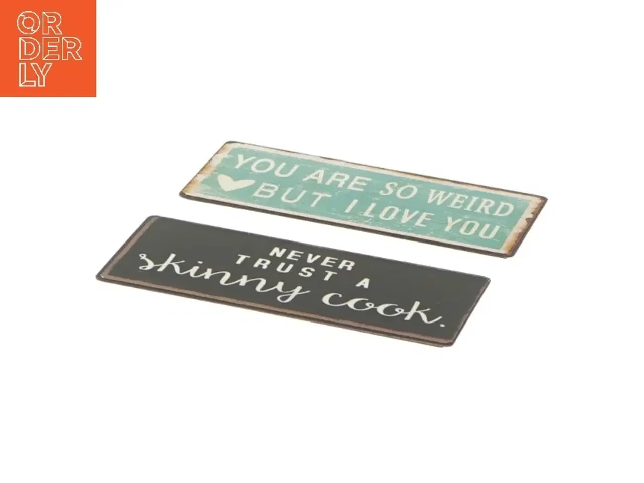 Billede 4 - Små magnetskilte (str. 5x10 cm)