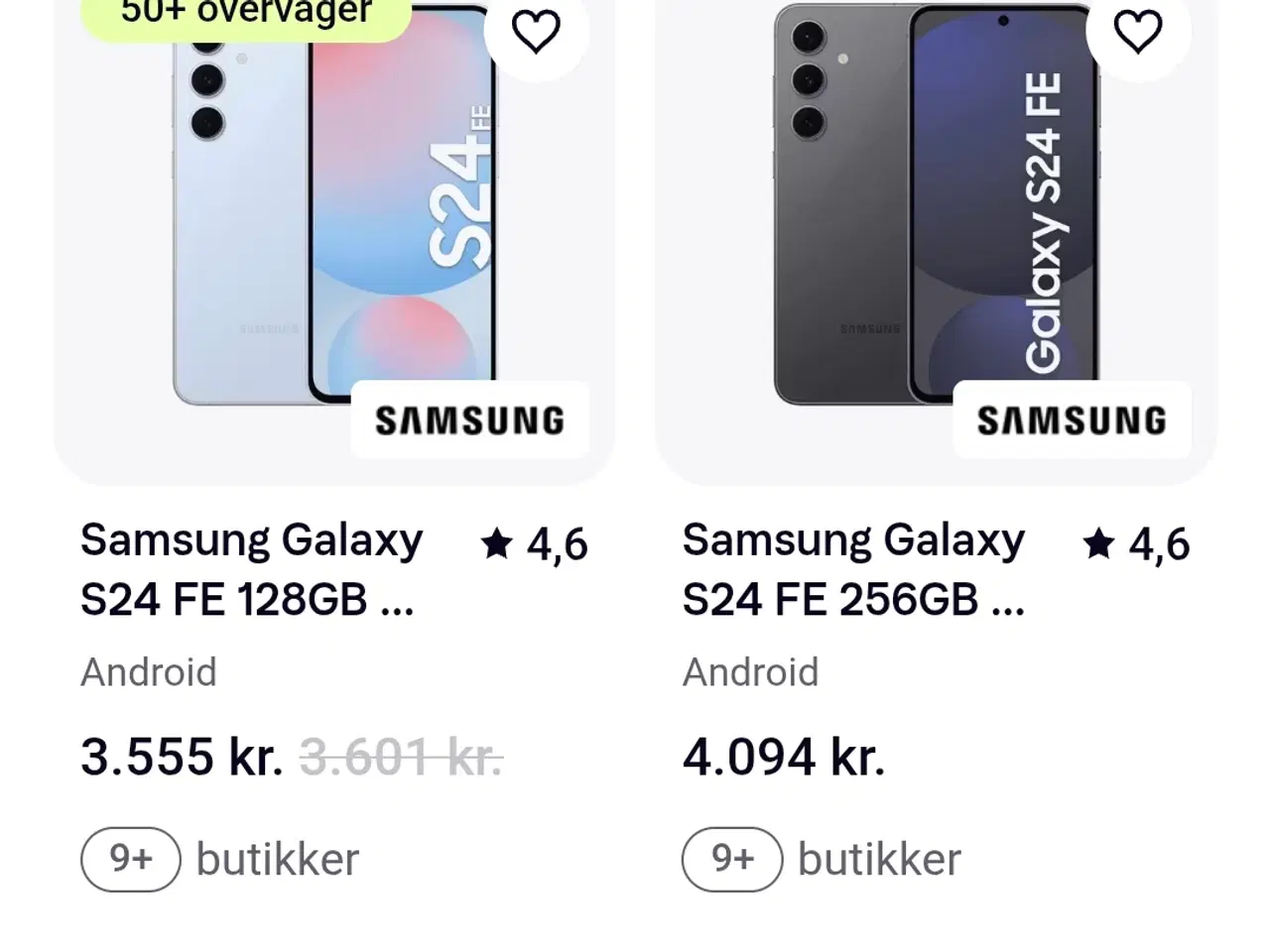 Billede 1 - Super fin Samsung s24 fe sort