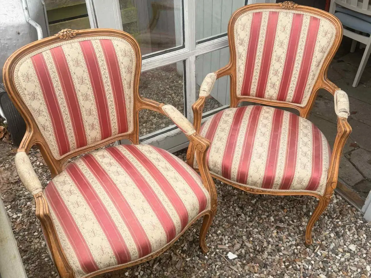 Billede 2 - 2 stk. Rokoko Stole - pris er for begge 2 