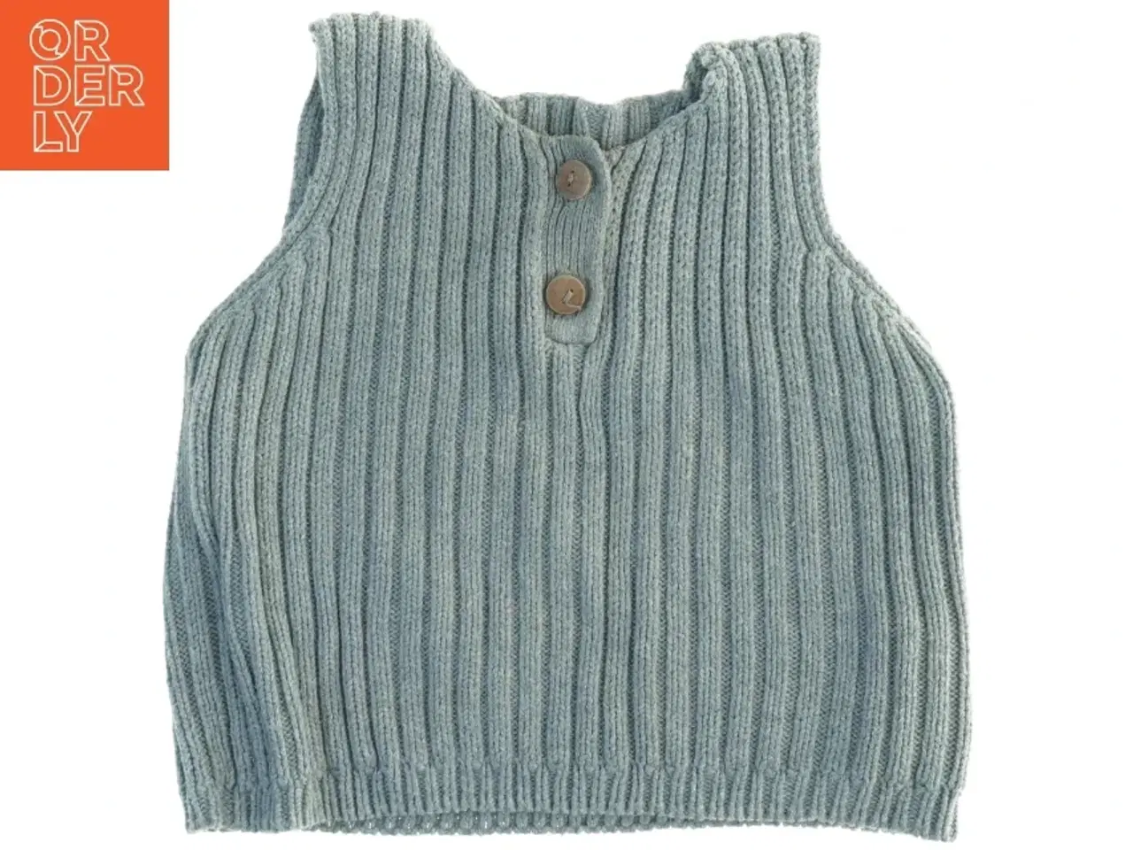 Billede 1 - Strikket vest (str. 30 x 27 cm)