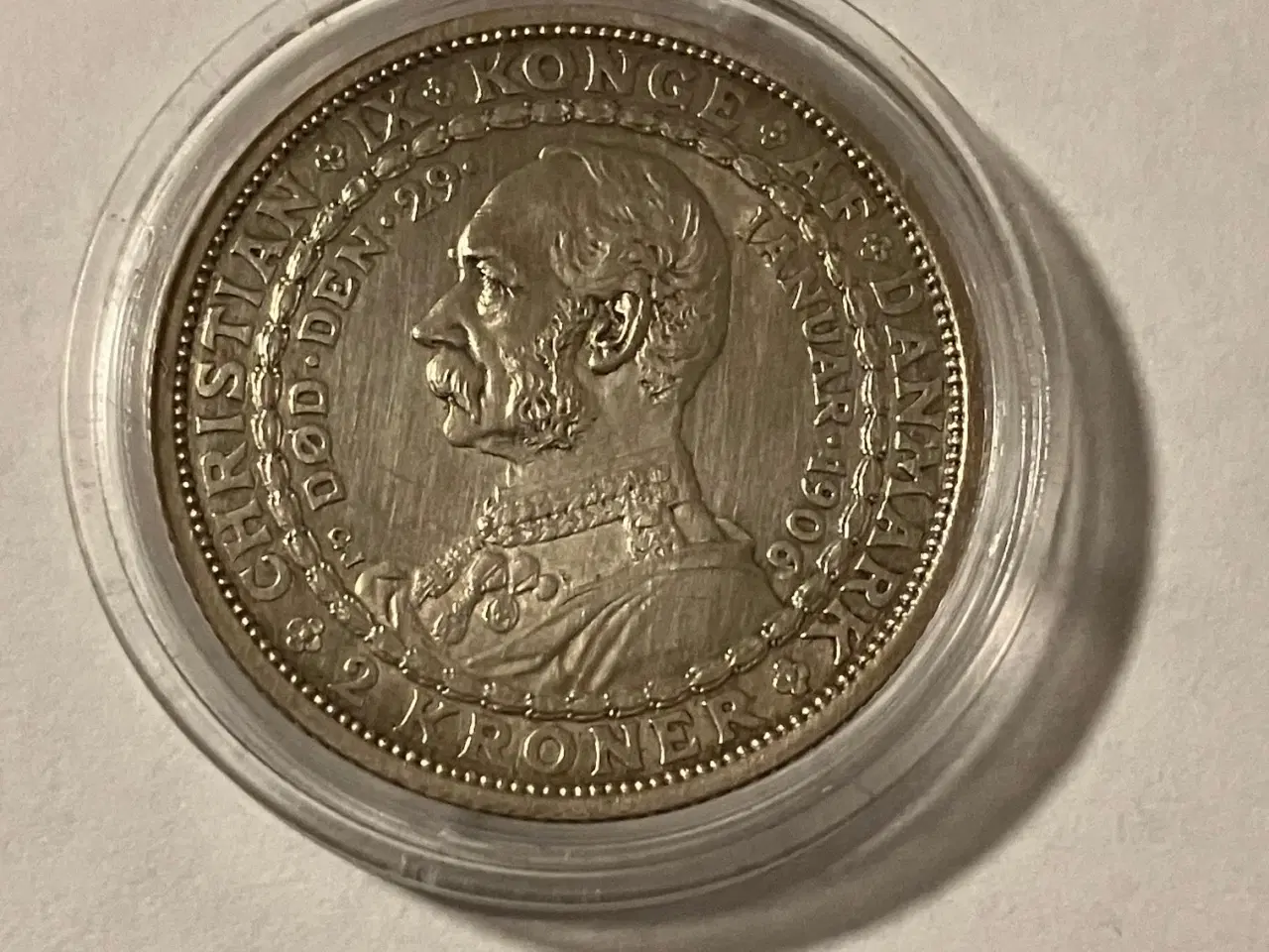 Billede 2 - 2 Kroner 1906 Tronskiftemønt