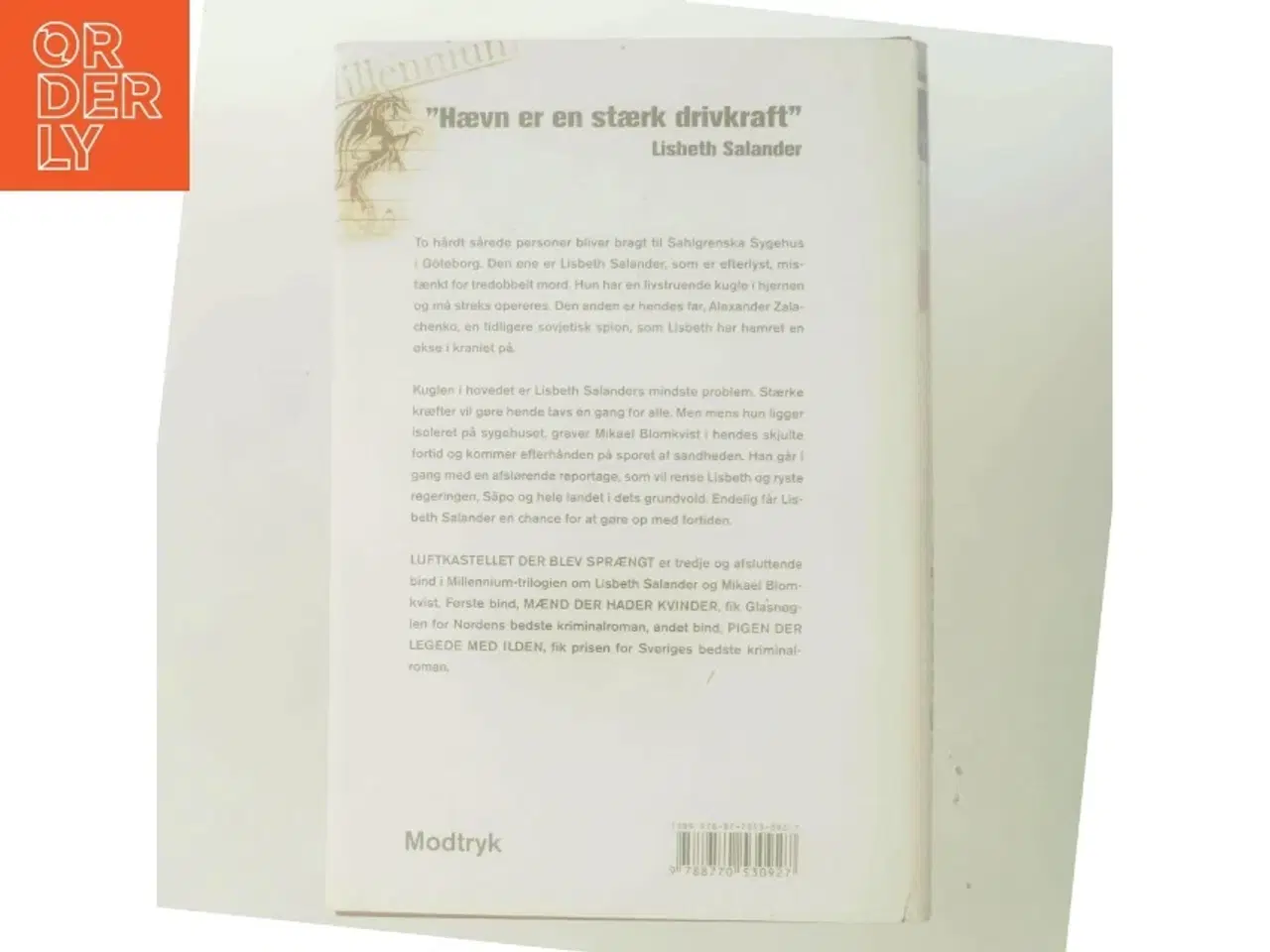 Billede 3 - Luftkastelletderblevsprngt Stir up a Hornets' Nest of Girl. Shi Dige Larsen. the Danish Original. Hardcover](chinese Edition) af Stieg Larsson (Bo