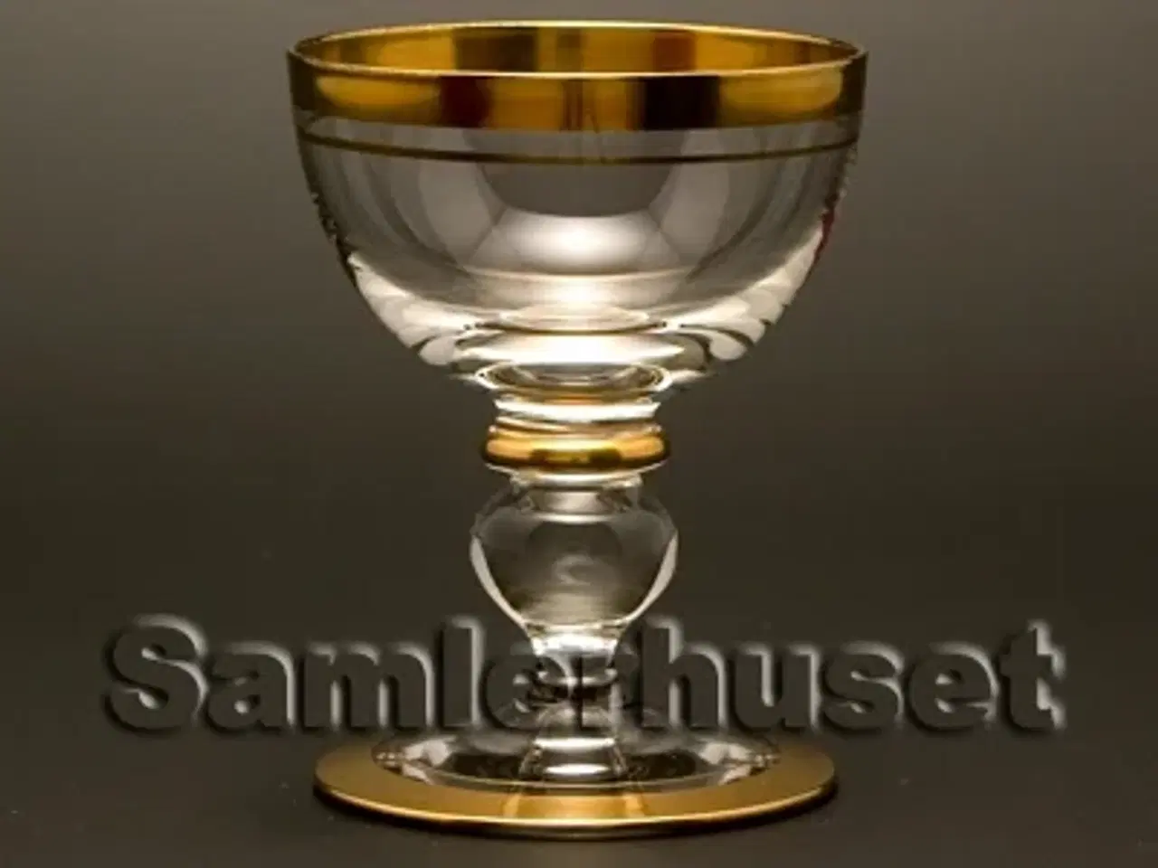 Billede 1 - Gyldenholm Likørglas Stor . H:8,1 cm.