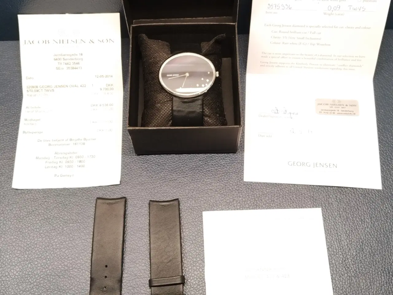 Billede 2 - Georg Jensen Vivianna dame ur dameur model 422 12 
