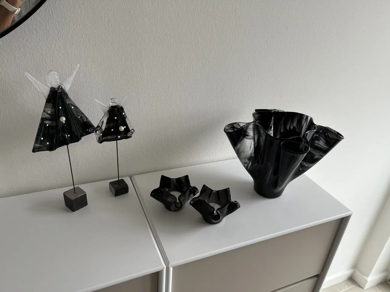 Billede 1 - Vase, lysestager og figurer 