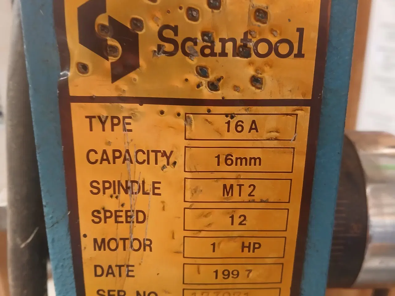 Billede 3 - Søjleboremaskine til bænk - Scantool