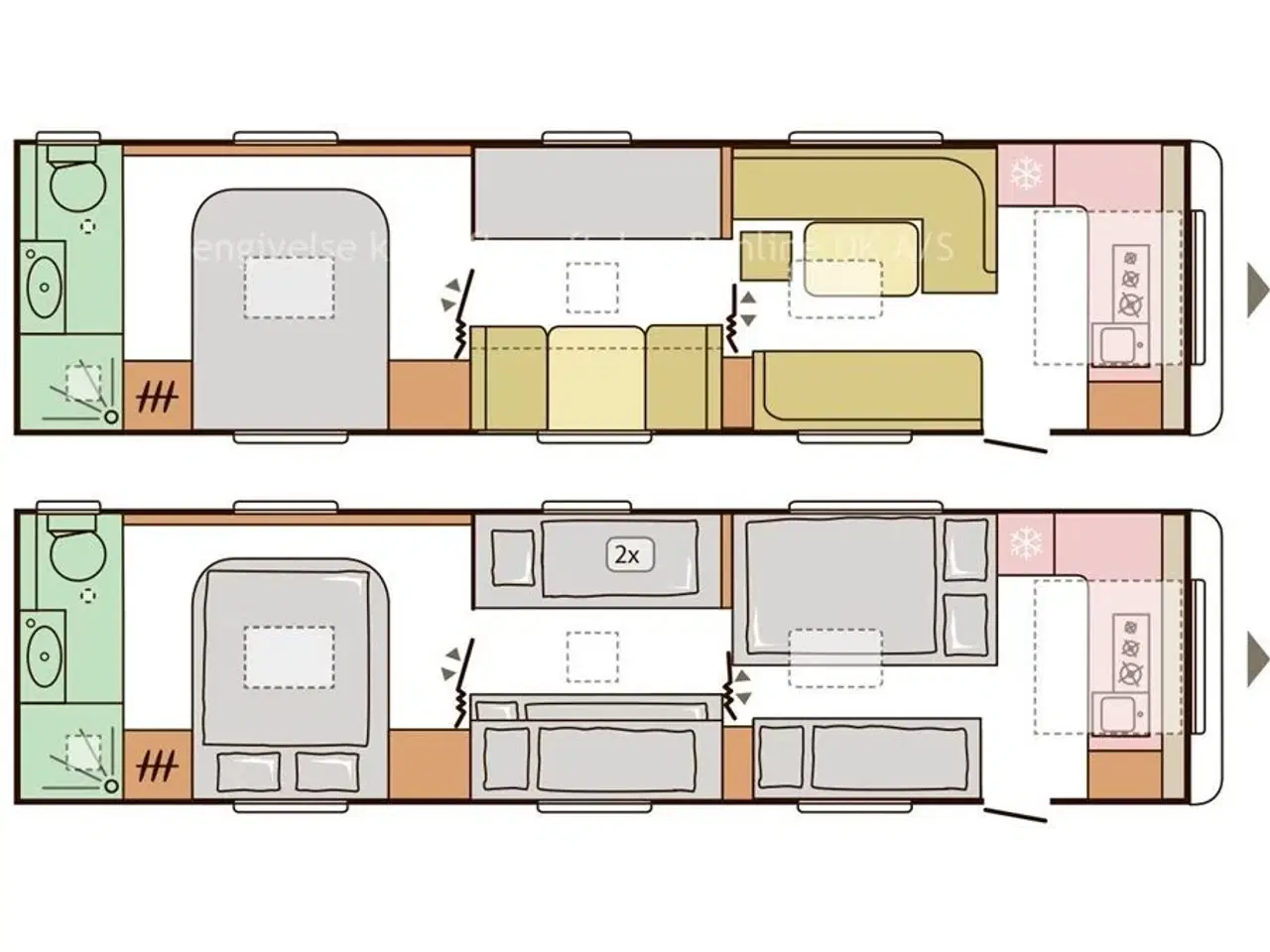 Billede 12 - 2020 - Adria Alpina 903 HT   Super lækker stor campingvogn, med masser af plads.