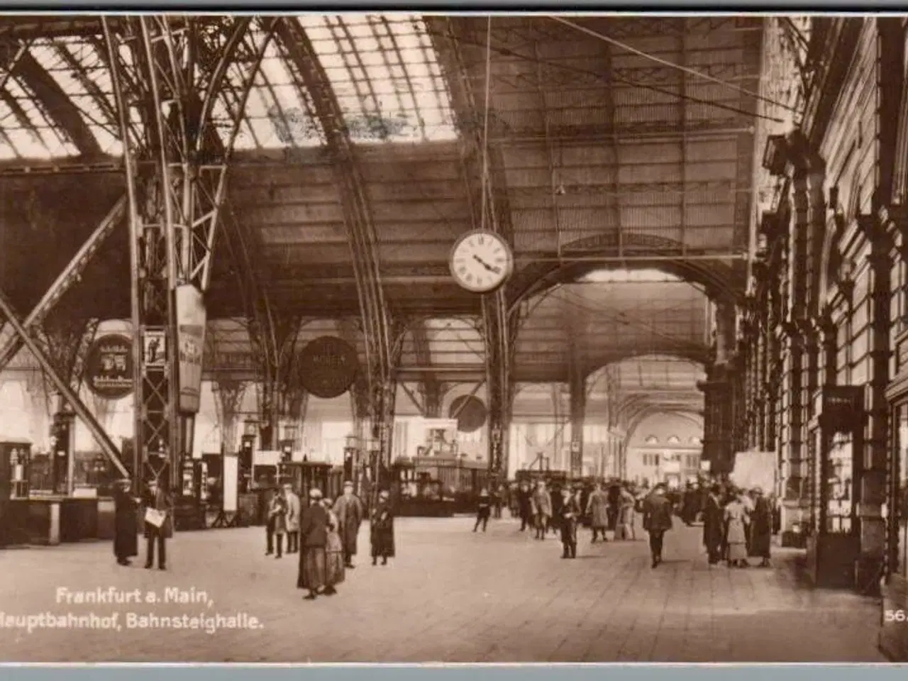 Billede 1 - Frankfurt a. M. - Hauptbahnhof - Bahnsteighalle - Brugt