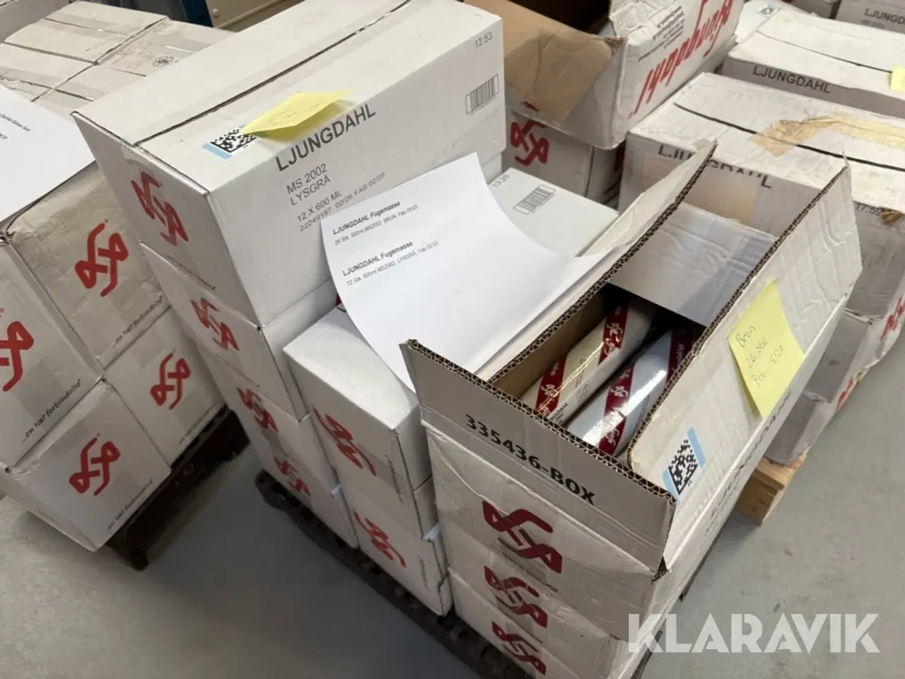 Billede 1 - Fugemasse Ljungdahl MS2002 lysgrå og brun 98 styk