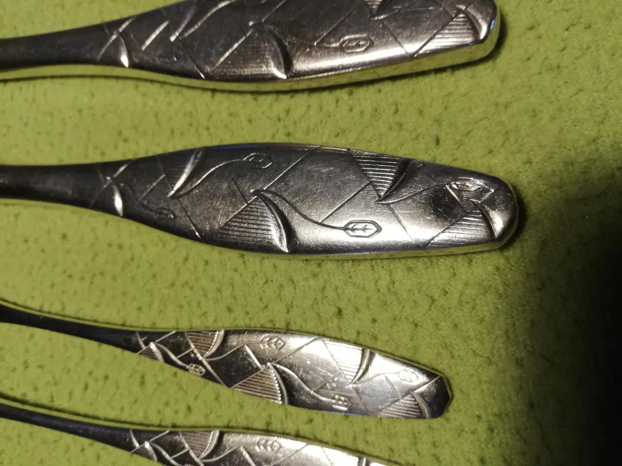 Billede 2 - Diamant sølvplet bestik knive.kagegafler m.m.