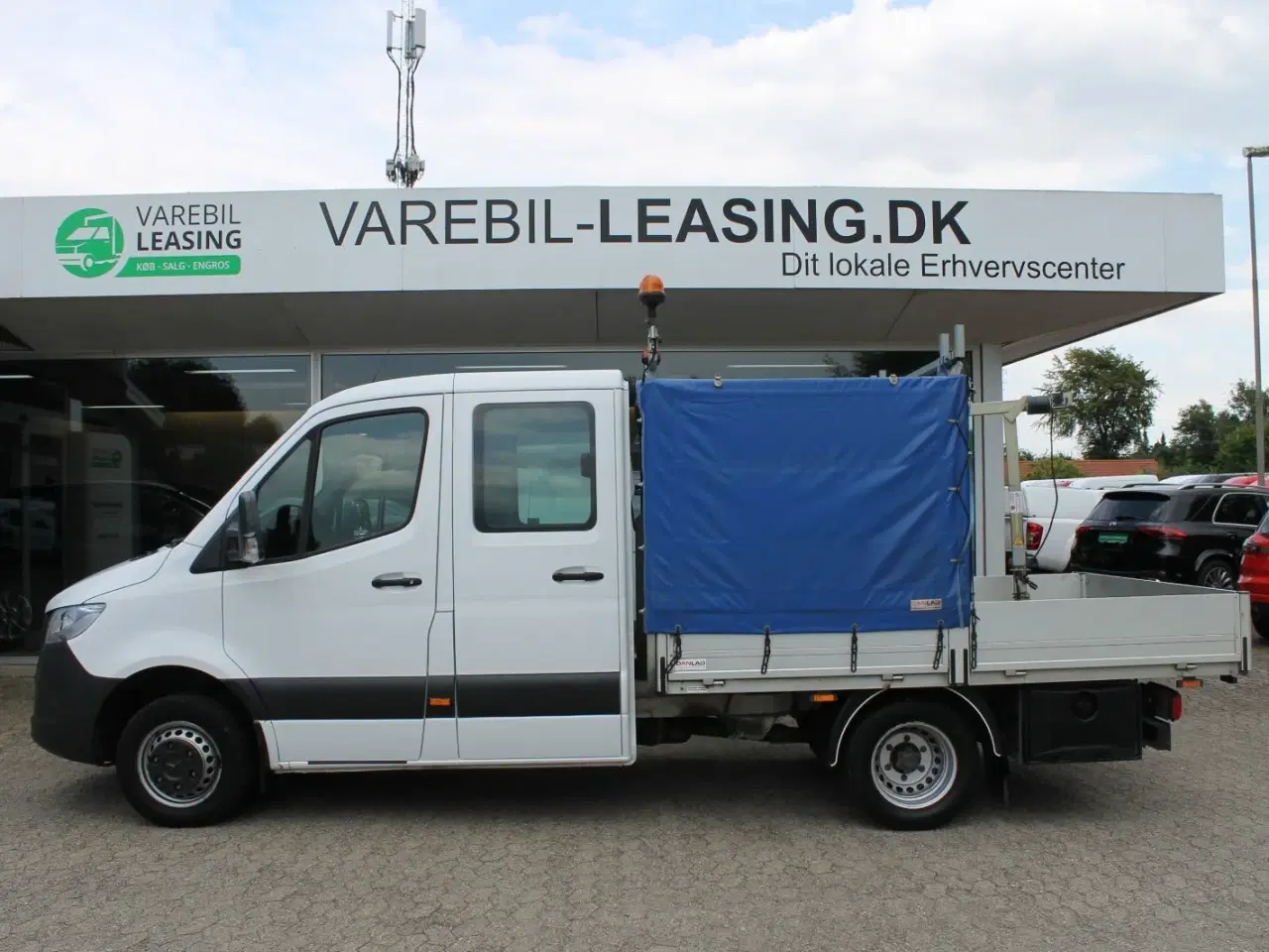 Billede 1 - Mercedes Sprinter 516 2,2 CDi A2 Mandskabsvogn m/lad RWD