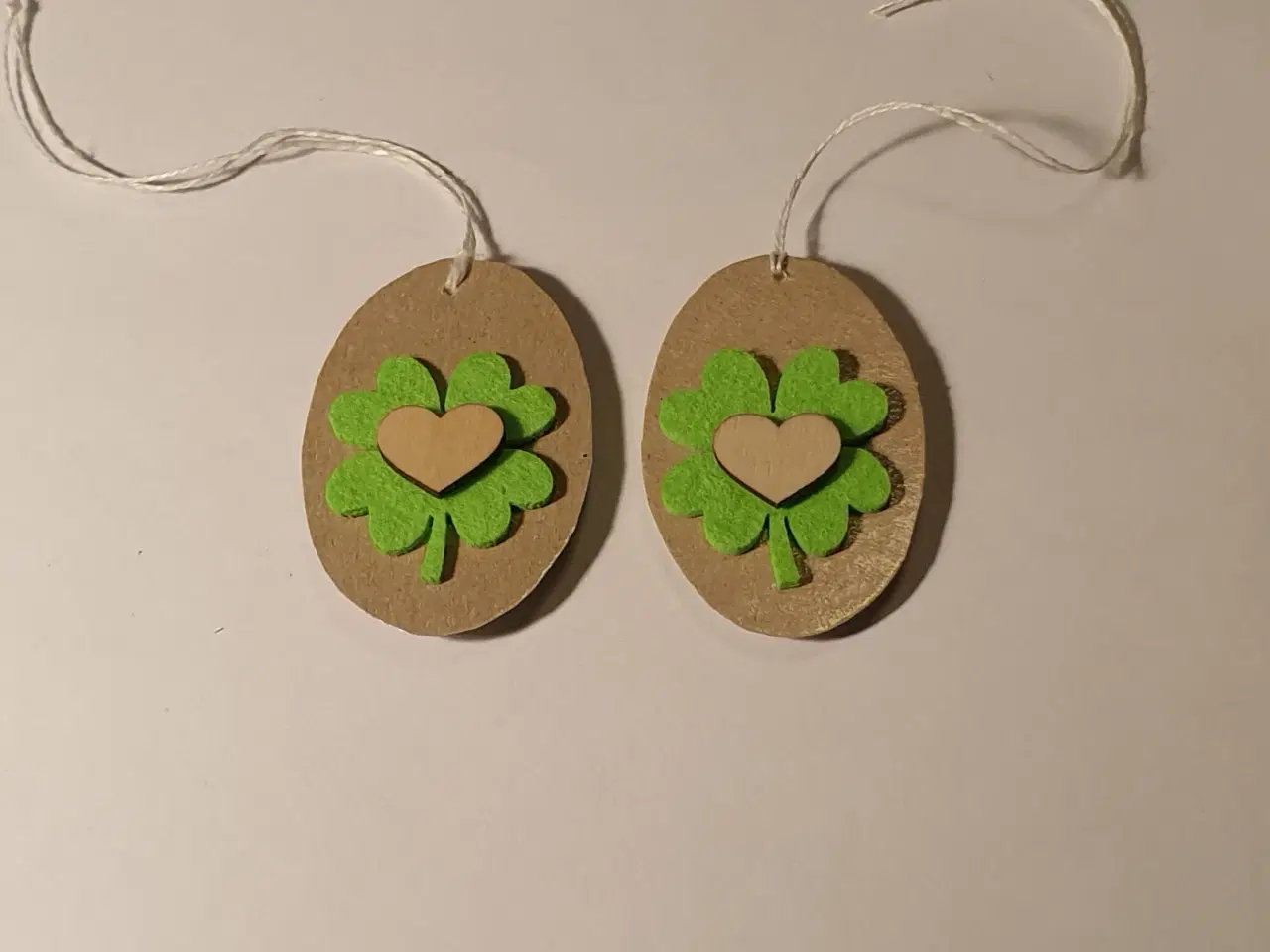 Billede 1 - Påske/forårs papirpynt Naturfarvet SE flere fotos