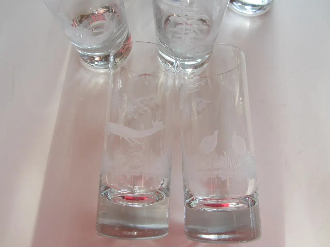 Billede 3 - Flotte Drinks/vand/ glas med slibningerm.m. pr stk