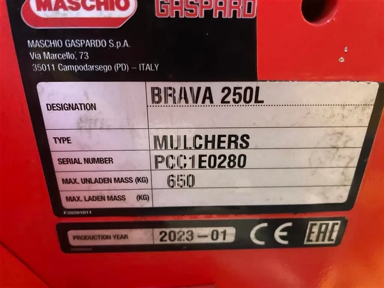 Billede 4 - Maschio Brava 250