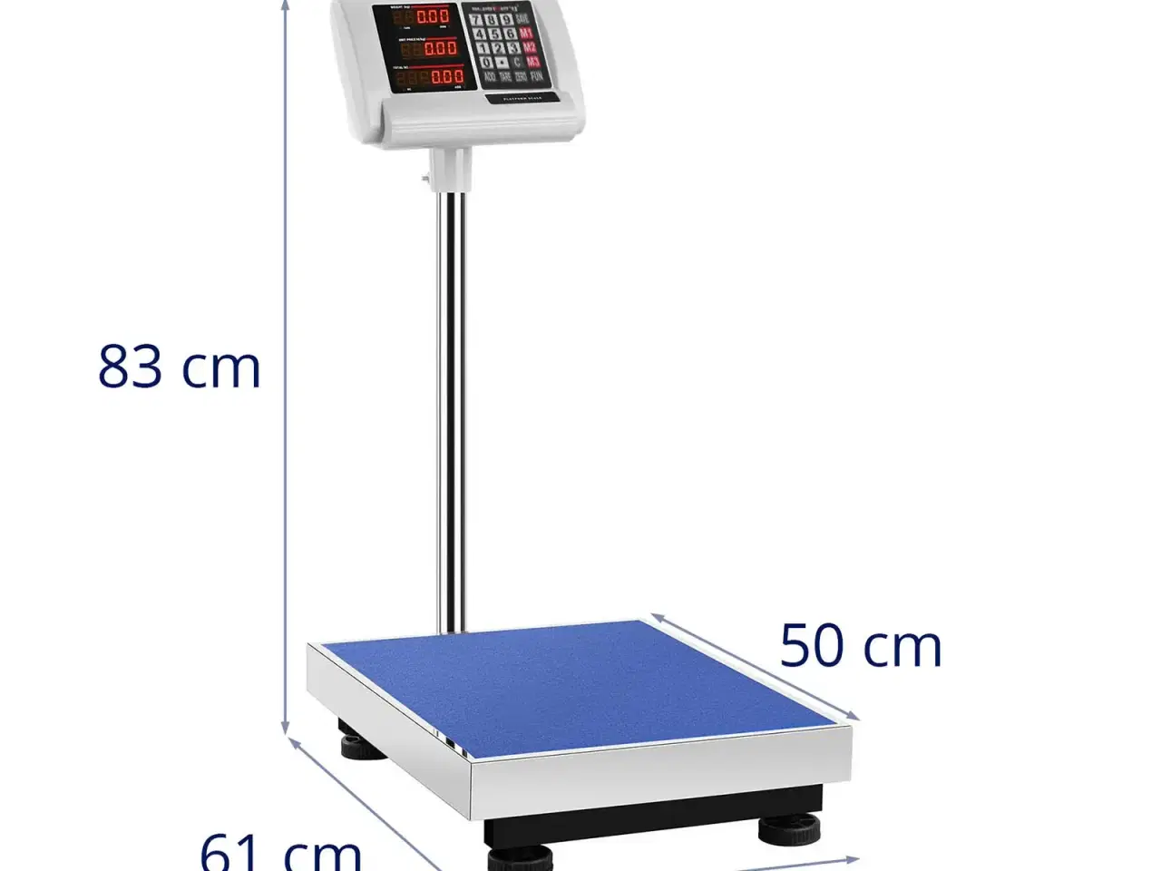 Billede 5 - Industrivægt – 150 kg / 10 g – 50 x 40 cm