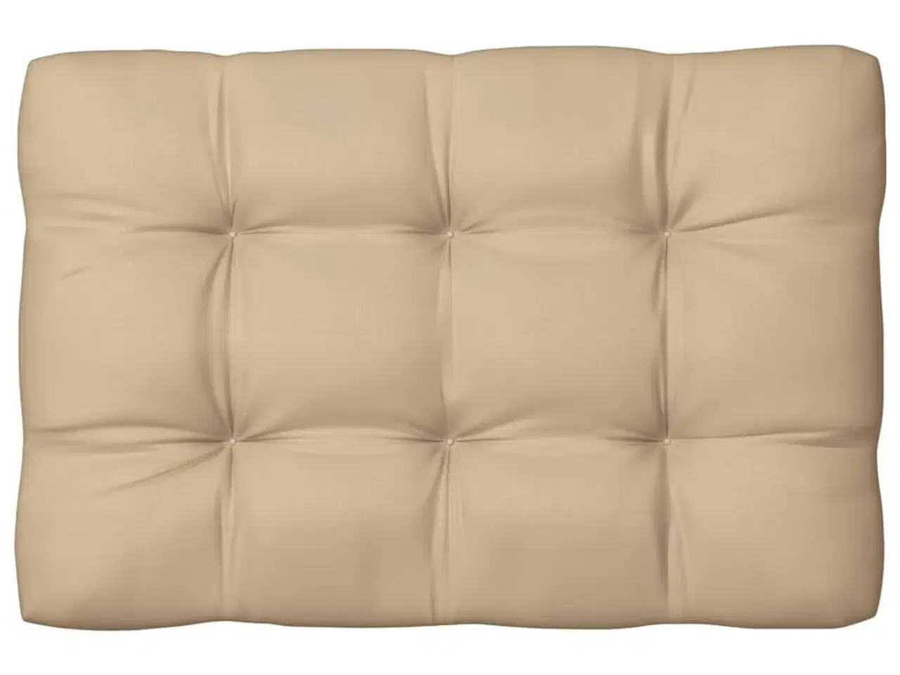 Billede 2 - Pallehynde 120x80x12 cm stof beige