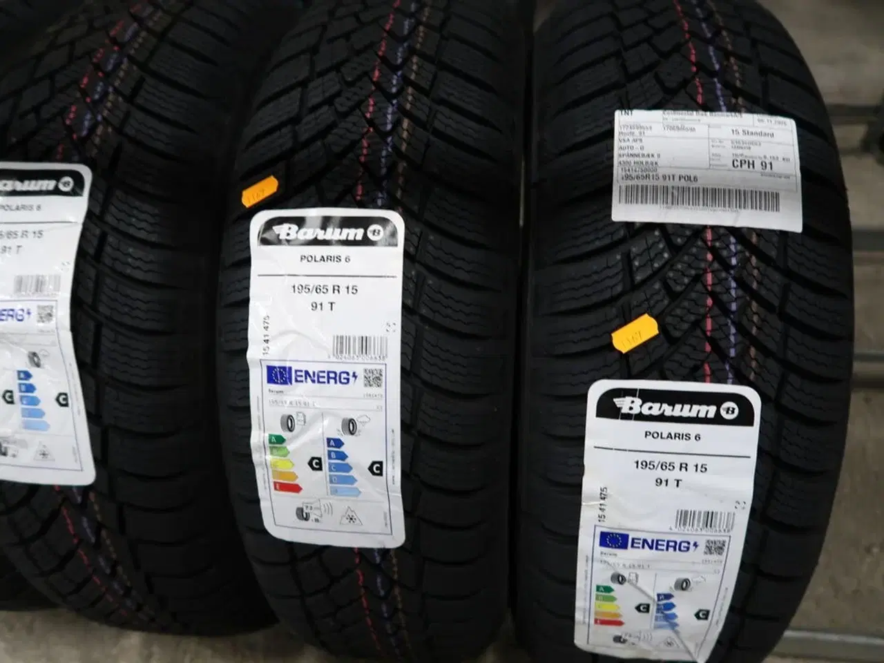 Billede 2 - 6 stk. dæk BARUM 195/65R15 91T