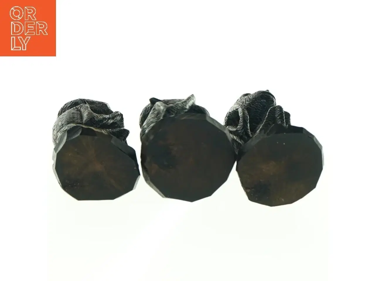 Billede 5 - Træfigure af tænkende person (str. 10 x 5 cm)