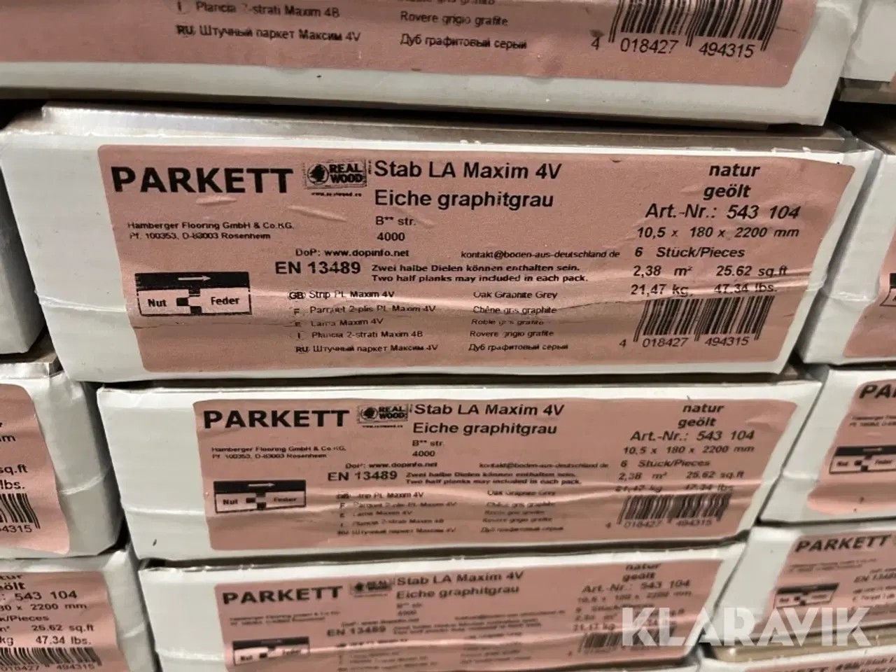 Billede 9 - Trægulv HARO Eiche Graphite Grey 76 m2