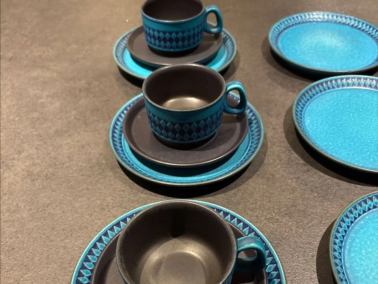 Billede 2 - Ceramano 'Sapphire' kop og tallerken