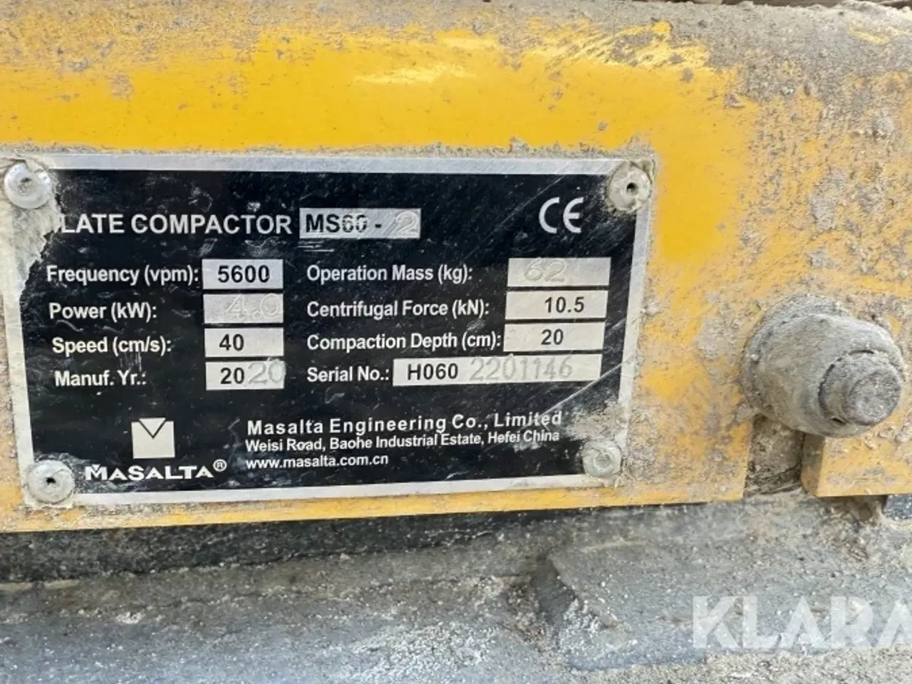 Billede 6 - Pladevibrator Masalta MS60