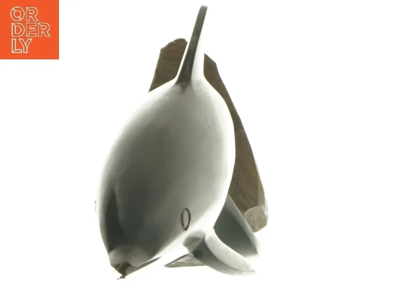 Billede 3 - Trædelfin skulptur (str. 27 cm)