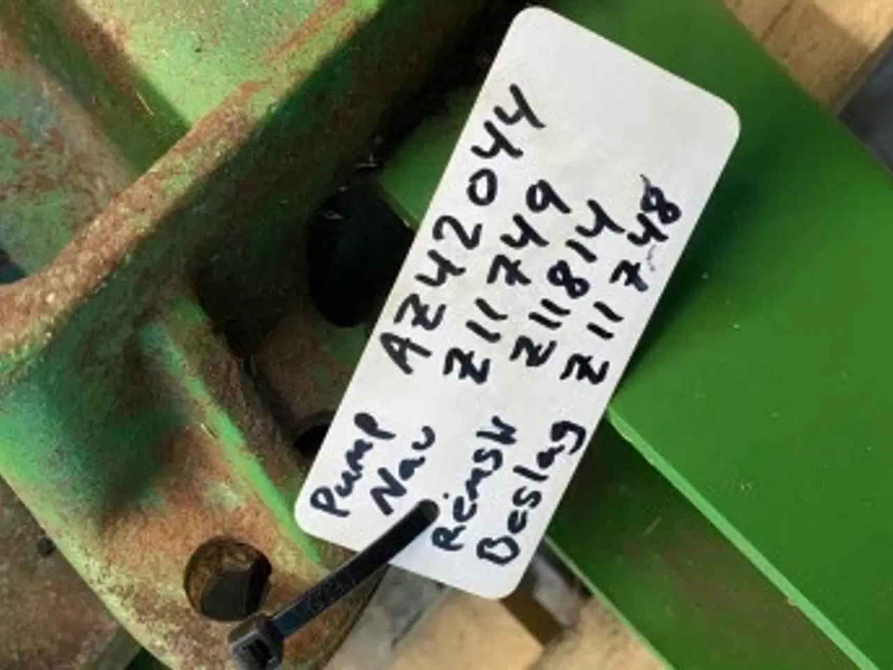 Billede 5 - John Deere 1170 Hydrostat pumpe AZ42044