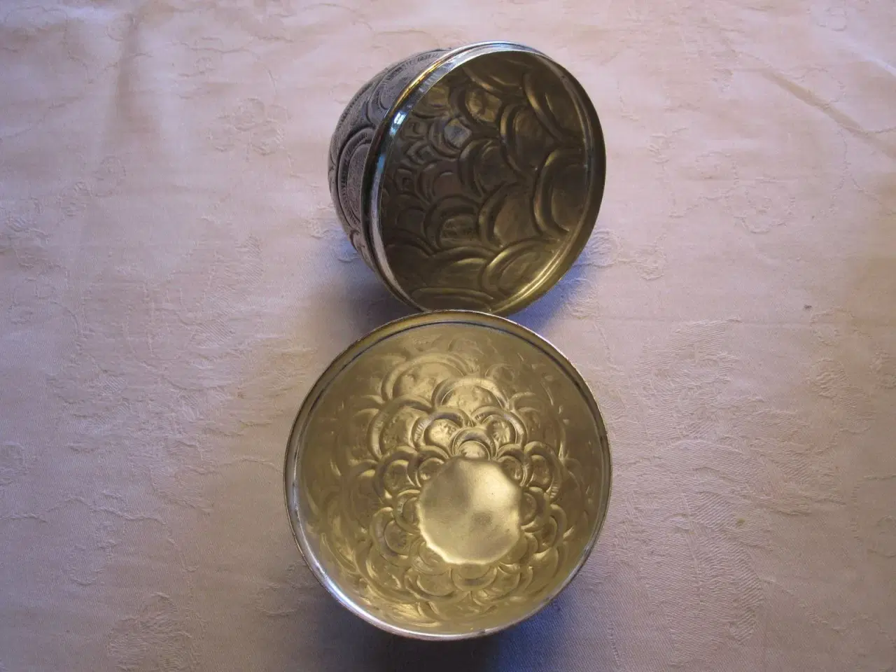 Billede 2 - Sølvplet skål