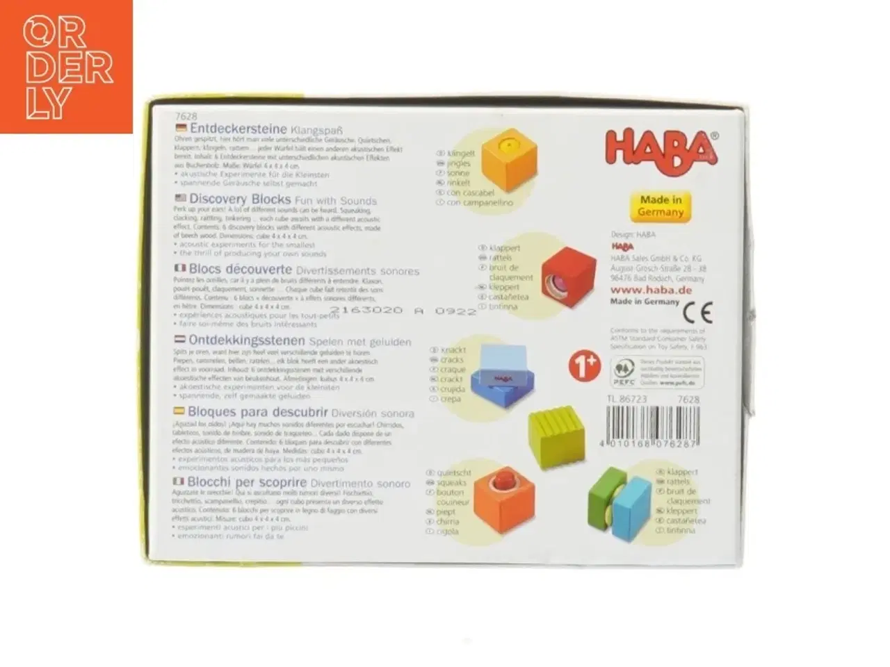 Billede 3 - HABA lydklodser til spædbørn fra HABA (str. 17,5x13,5 cm)