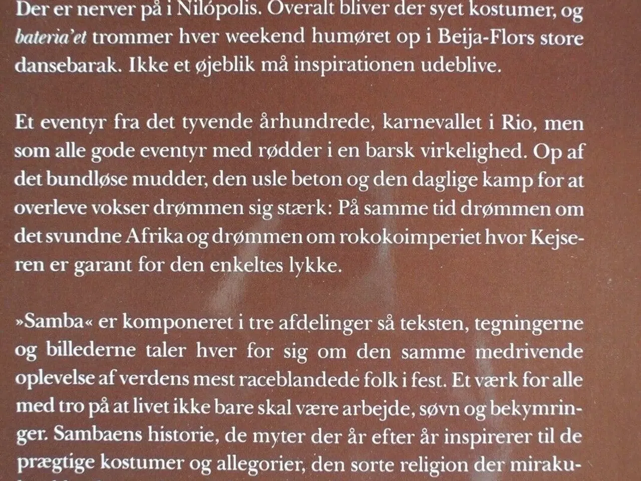 Billede 3 - samba - et eventyr fra brasilien, af henrik stange