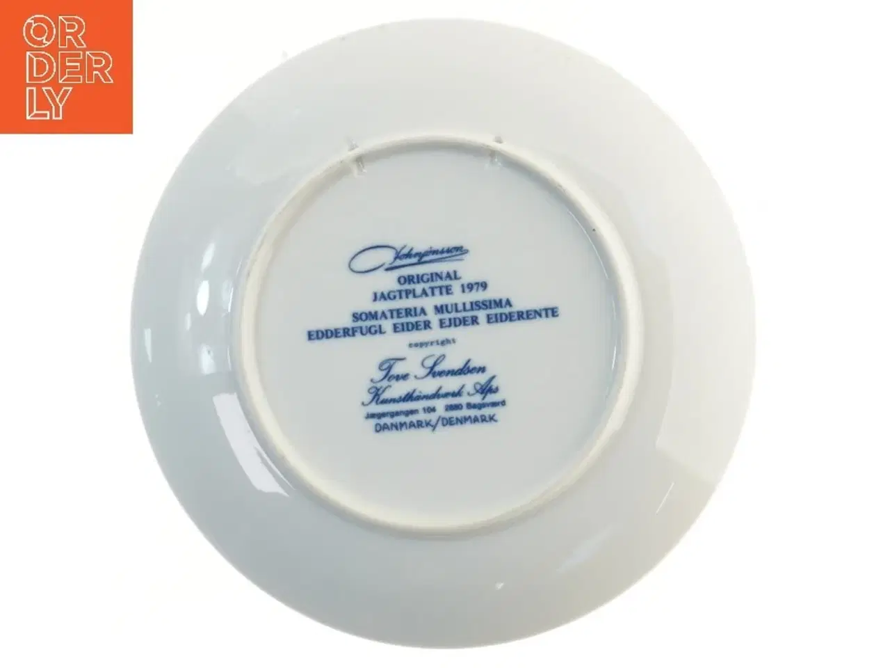 Billede 2 - Juleplatte 1979 med ænder (str. Ø 19,5 cm)