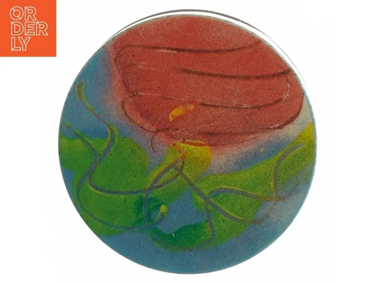 Billede 5 - Irma Dekorativ Kunst dåse med låg (str. H. 15 cm. ø. 11 cm)