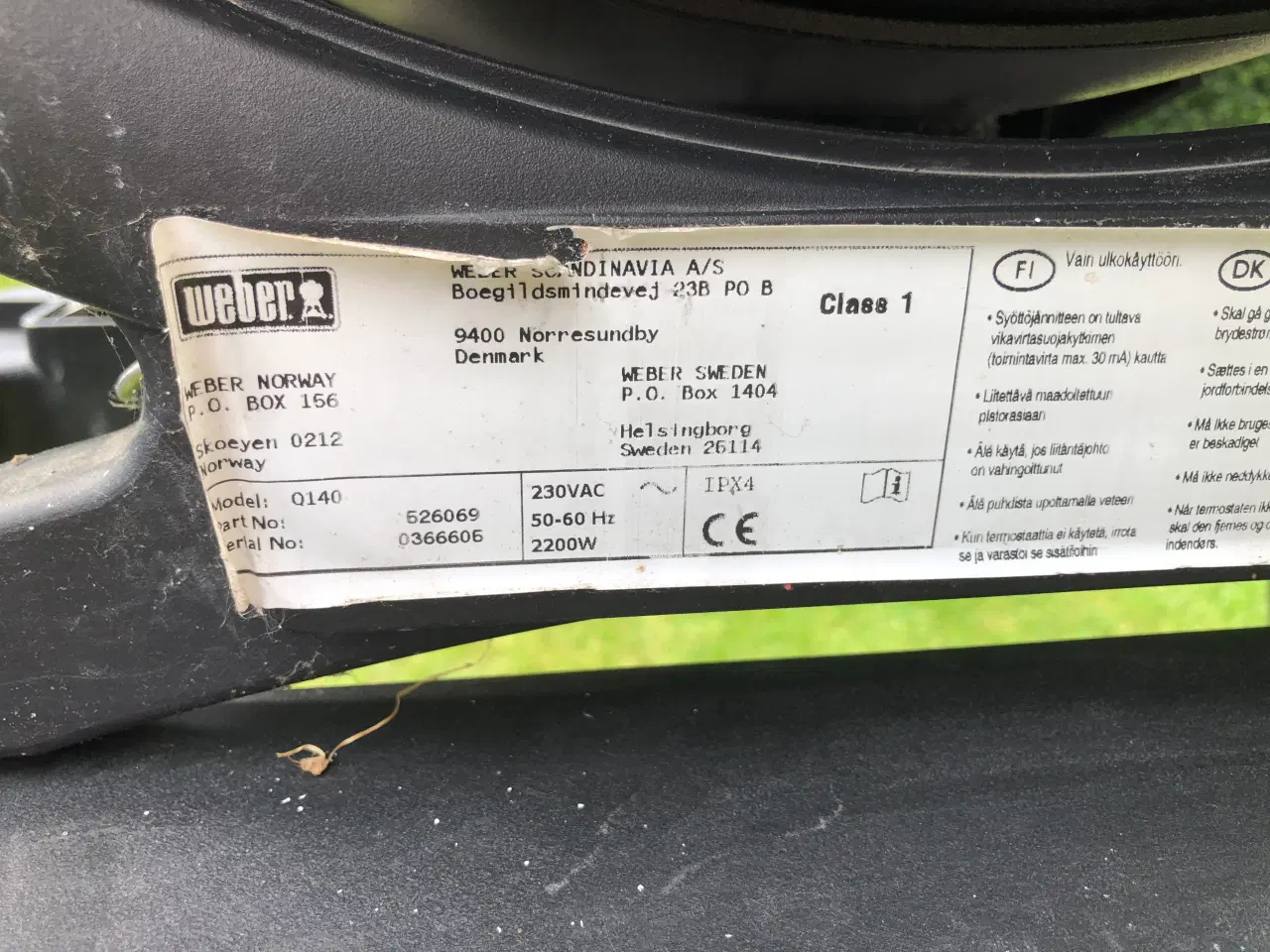 Billede 6 - Weber grill på el