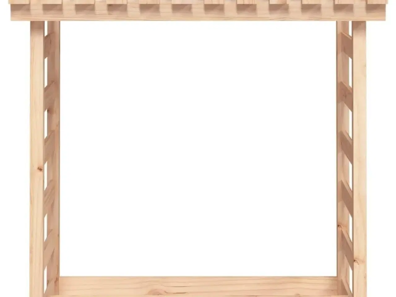 Billede 5 - Brændestativ 108x64,5x110 cm massivt fyrretræ