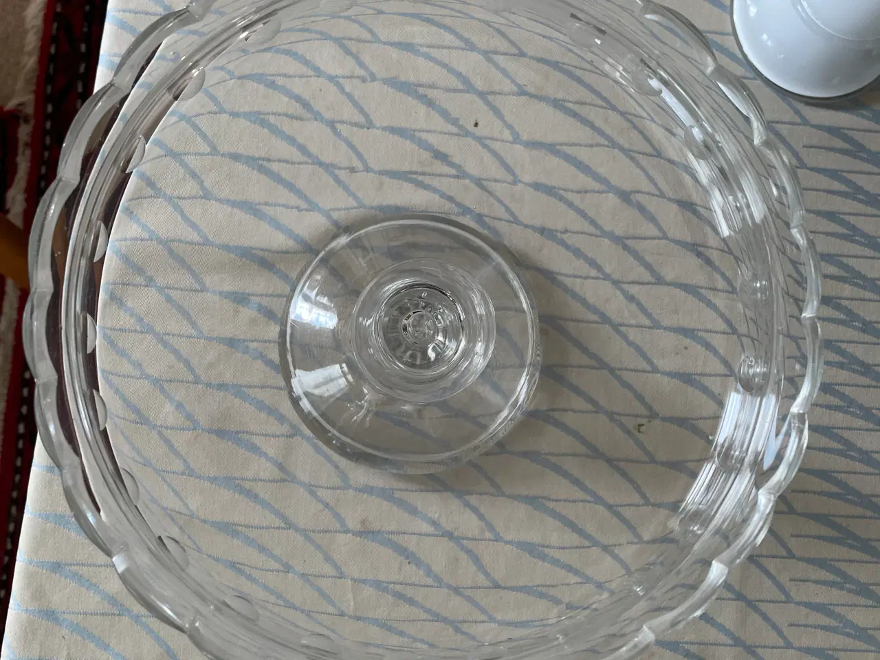 Billede 2 - Skål/kageopsats i glas