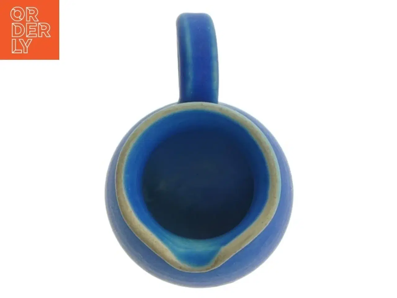 Billede 4 - Lille blå keramikkande (str. 6 cm)