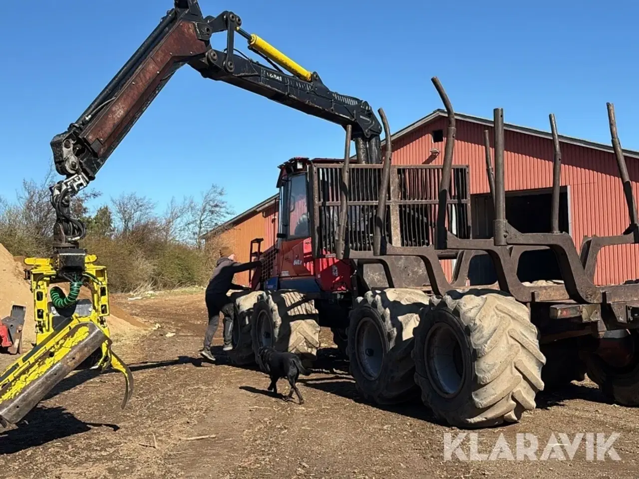 Billede 4 - Fældeudkører Valmet 840.2