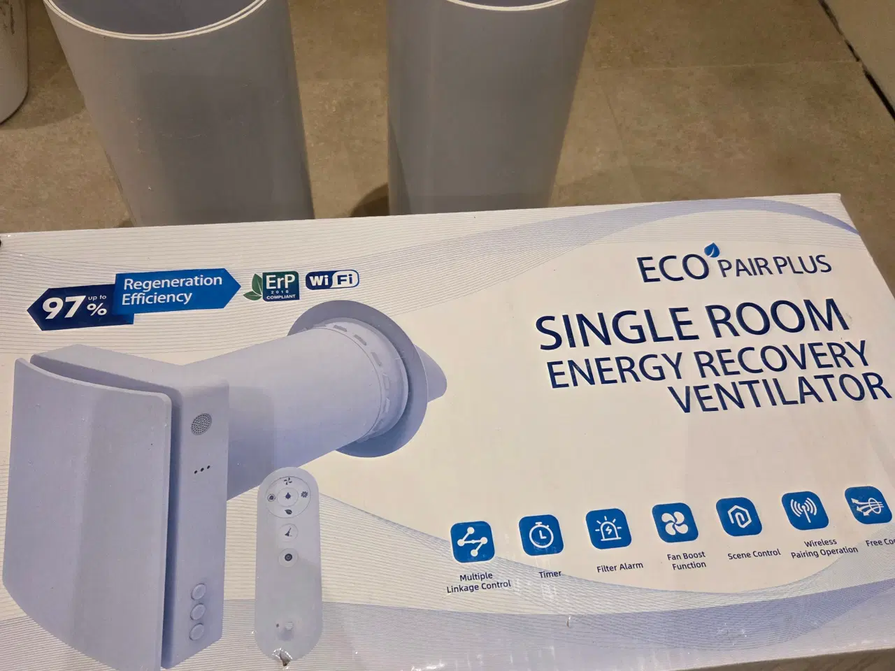 Billede 2 - Ventilator med varmegenvinding