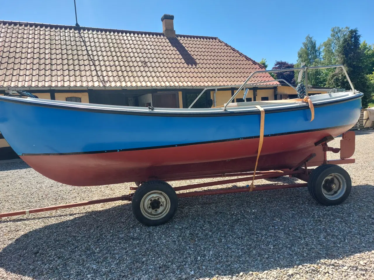 Billede 4 - 19 fods bredgård jolle Med 10 hk sabb