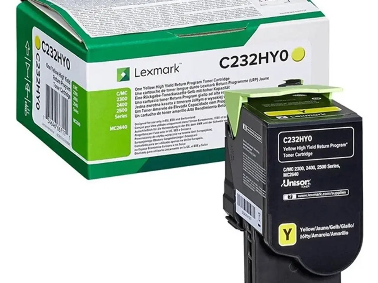 Billede 1 - Lexmark C232HY0 gul