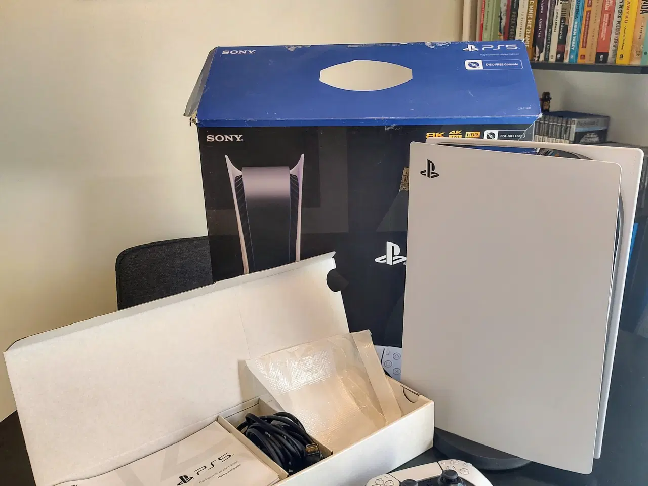 Billede 1 - PlayStation 5 Digital edition(perfekt stand).