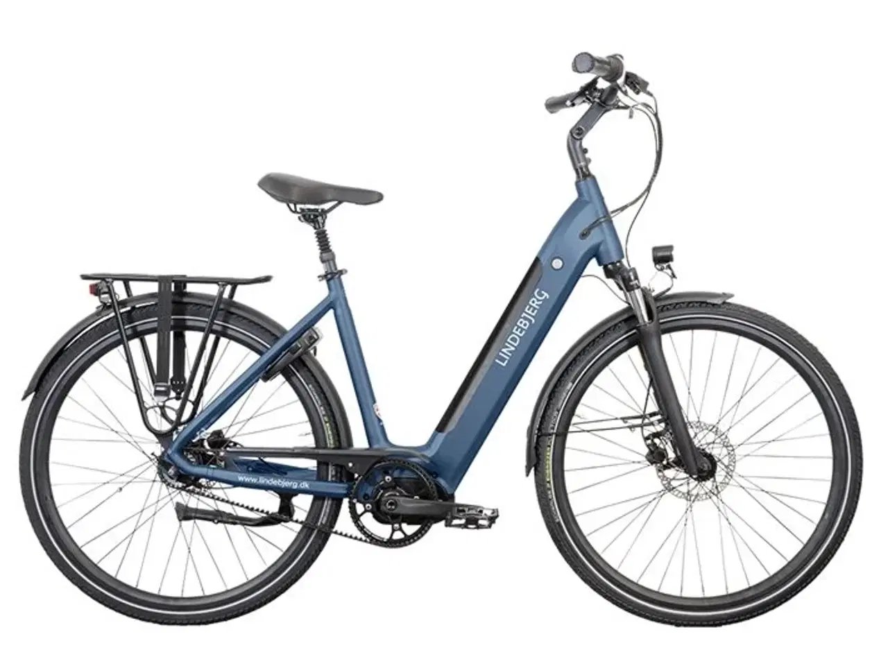 Billede 1 - Lindebjerg 28'' Elcykel Center Royal - Mat Blå